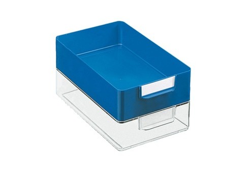 Werkbakken - grote uitvoering- Transparant - extra hoog- 65 mm