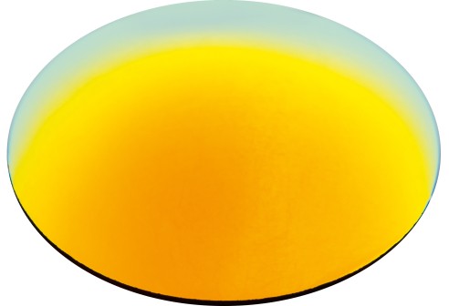 CR39 oranje-verspiegeld grijs curve 6 dikte 2,0 mm