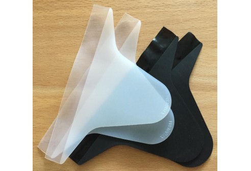 Zijkapjes van siliconen zwart