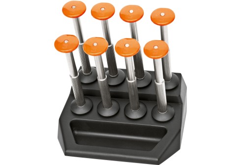 Moersleutelset 8 stuks in kunststofstander