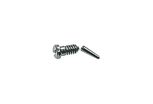 Gleufschroef zilver Ø 1,3 lengte 3,5/6,5 mm