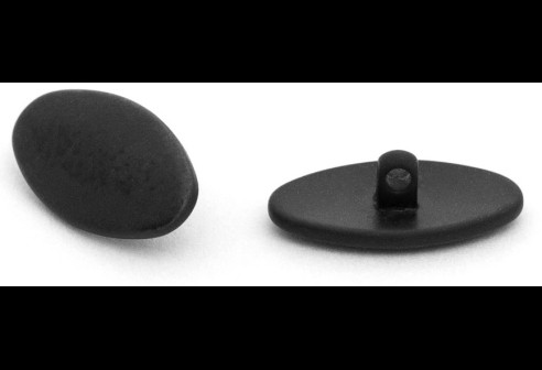 Titanium schroefpad gematteerd zwart allergievrij 13 mm