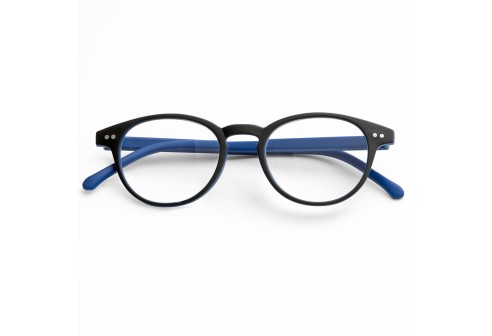 Leesbril kunststof grijs/blauw