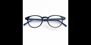 Leesbril kunststof grijs/blauw 