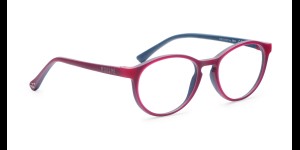 Kim framboos/ donkerblauw, maat 44