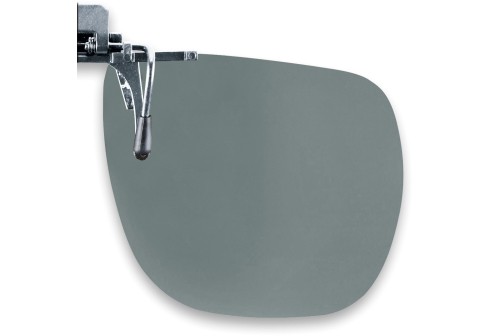 Voorhanger opklapbaar zonder polarisatie, 65 x 56mm Grijs