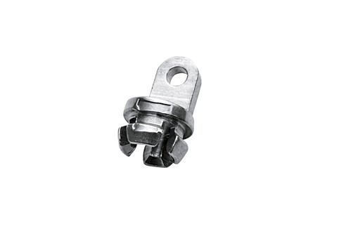 Insmeltscharnieren voorstukdeel gewoon, enkel oog, opening 1,2 mm