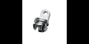 Insmeltscharnieren voorstukdeel gewoon, enkel oog, opening 1,2 mm