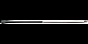 Standaardveren zilver, scharnier 1 mm hoogte 2,5 mm