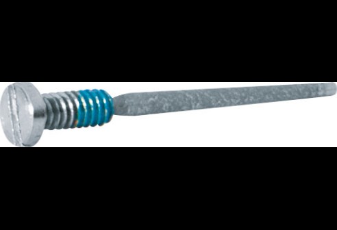Gleufschroef zilver Tuflock Ø 1,5 lengte 4,8/14,8 mm