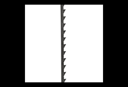 Figuurzaagbladen kunststof, plexiglas en zachte non-ferro metalen, 1,2 mm, 12 stuks