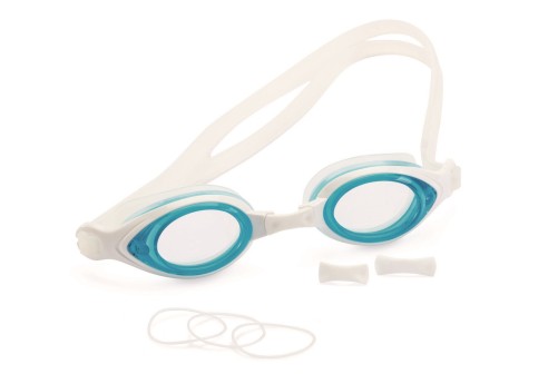 Kinderzwembril verglaasbaar, blauw