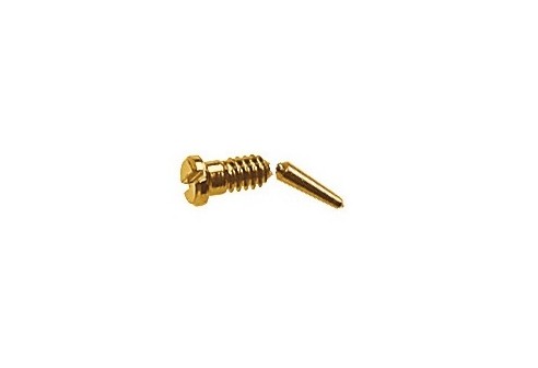 Gleufschroef goud Ø 1,4 lengte 3,5/6,5 mm