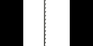 Figuurzaagbladen kunststof, plexiglas en zachte non-ferro metalen, 0,5 mm, 12 stuks