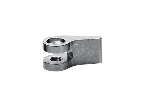 Soldeerscharnieren voorstukdeel, dubbele ogen, rechts, lengte 0,9 mm