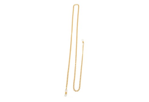 Brilketting Bologna goudkleurig