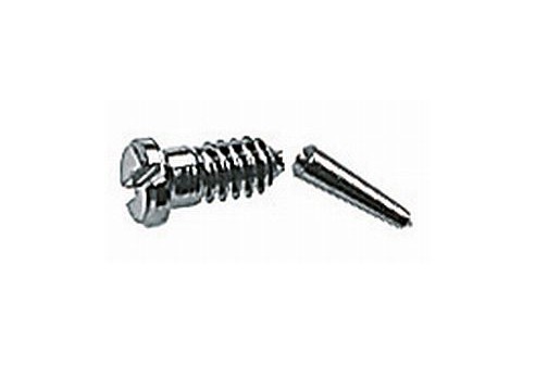 Gleufschroef zilver Ø 1,0 lengte 2,8/5,8 mm
