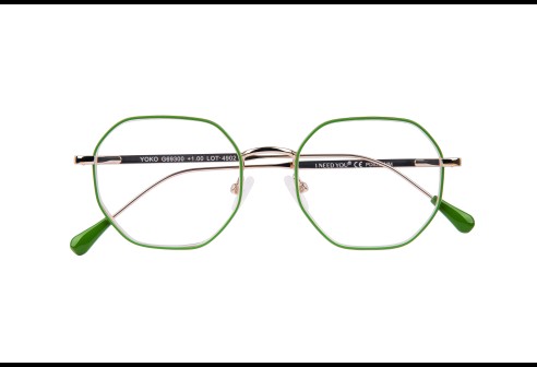 Leesbril Yoko G69300 groen-goud 