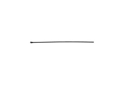 Acetaat oortip lang zwart Ø 1,2 mm