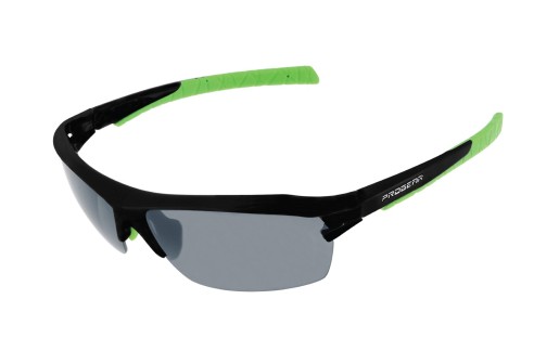 Progear Sportshades Racer mat zwart met grijze lenzen