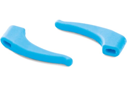 Milo & Me kids antislip oorhaakjes, turquoise