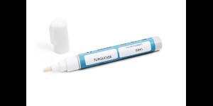 Glas decostiften, licht turquoise