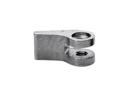Soldeerscharnieren voorstukdeel, dubbele ogen, links, opening 0,9 mm