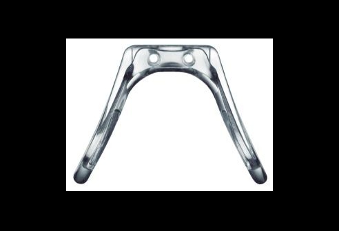 Siliconen neusbrug voor metalen monturen, groot 16,9 mm