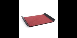 Presenteerblad zwart/bordeaux 247 x 208 mm