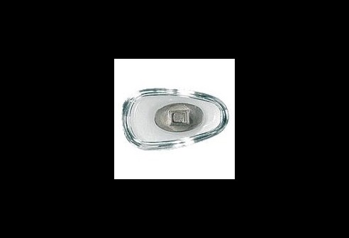 Siliconen schroefpad titanium kern allergievrij 13 mm