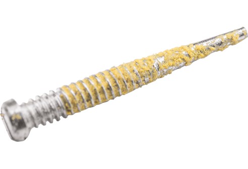Gleufschroef zilver Tuflock Ø 1,5 lengte 11,6 mm