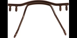 Brug voor glasbrillen bruin