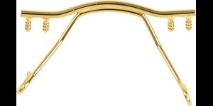 Brug voor glasbrillen goud