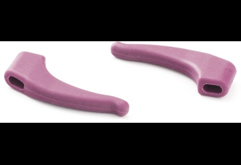 Milo & Me kids antislip oorhaakjes, licht framboos