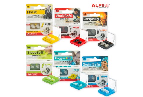 Oordopjes Alpine assortie
per 8 paar