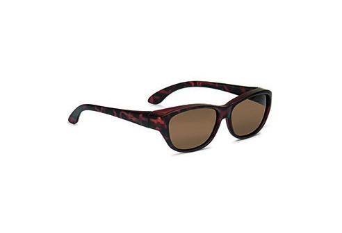 Shoptic overzetzonnebril havana ovaal
