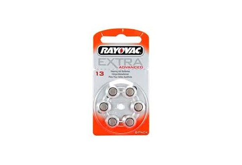 Batterij Rayovac Extra Advanced 13AU- 6XE / oranje