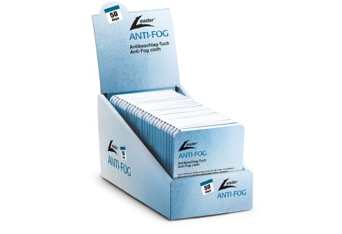 Anti-fog doekjes in display