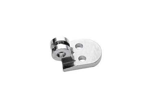 Klinkscharnier dubbel oogjes verticaal links <0.8mm