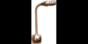Padsteun beta-titanium L, bruin