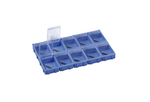 HSS spiraalboren set, 12 stuks 0.8 mm t/m 1.4 mm