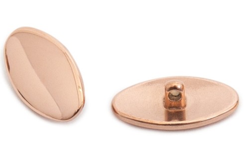 Titanium schroefpad rose goud allergievrij 13 mm