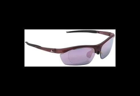 Sportbril Leader Peloton - mat transparant paars