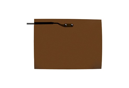 Reserve lens voorhanger 9330 bruin maat L