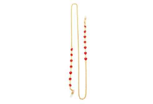Brilketting Rimini rood