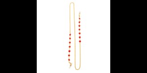 Brilketting Rimini rood