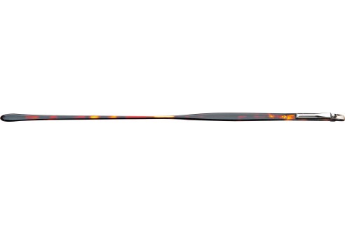 Acetaatveren donkerhavanna, scharnier 1 mm hoogte 3,5 mm