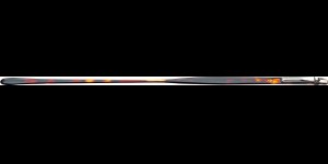 Acetaatveren donkerhavanna, scharnier 1 mm hoogte 3,5 mm