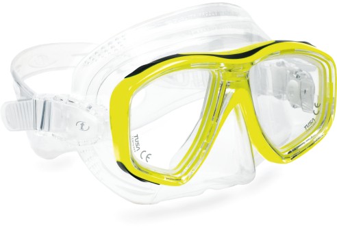 Profi-duikbril Tusa M-212, geel