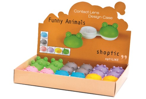 Contactlenzen houders met display Funny Animals